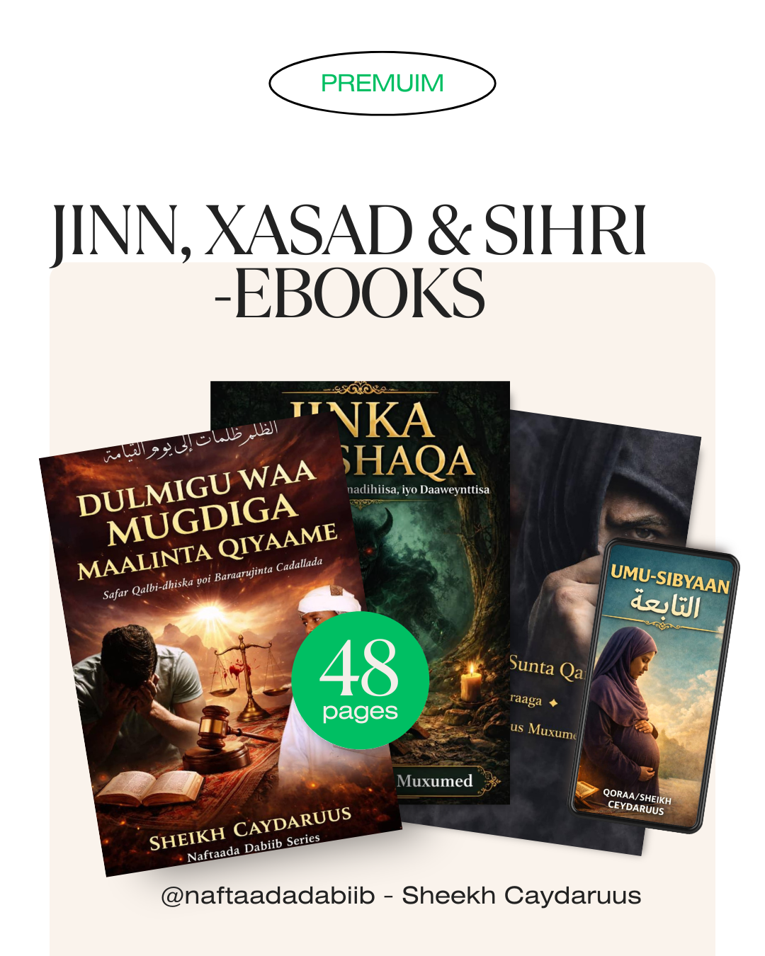 jinn, xasad & sihri ebooks sheekh caydaruus