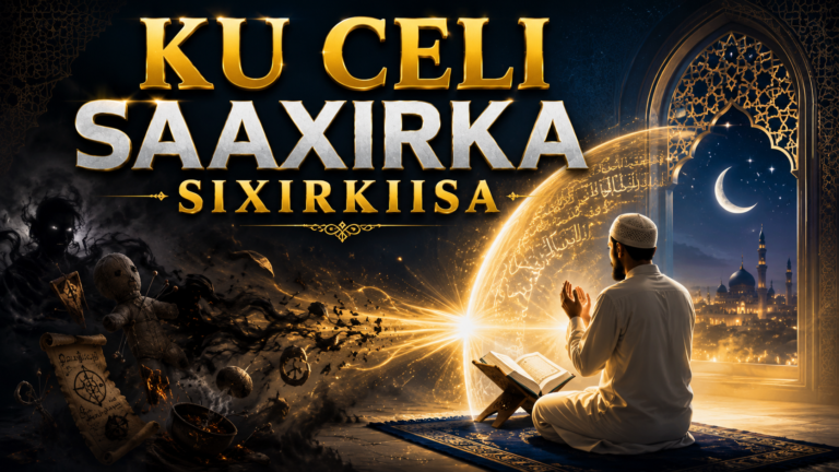 ku celi saaxirka sixirkiisa ducada iyo aayadaha burinta sixirka